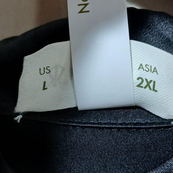 LILYSILK Pajama Set Womens Large Black 100% Mulberry Silk Machine Washable NWT - Picture 11 of 16